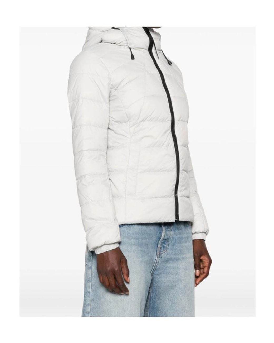 Canada Goose Gray Quilted Hooded Jacket