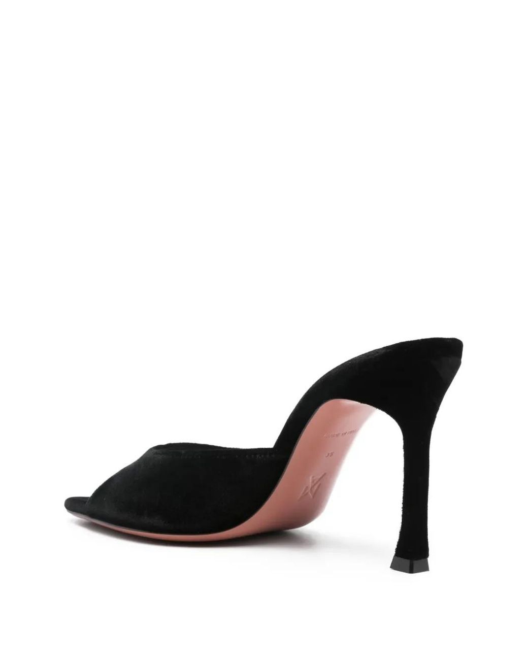 AMINA MUADDI Black Alexa High-Heel Mules
