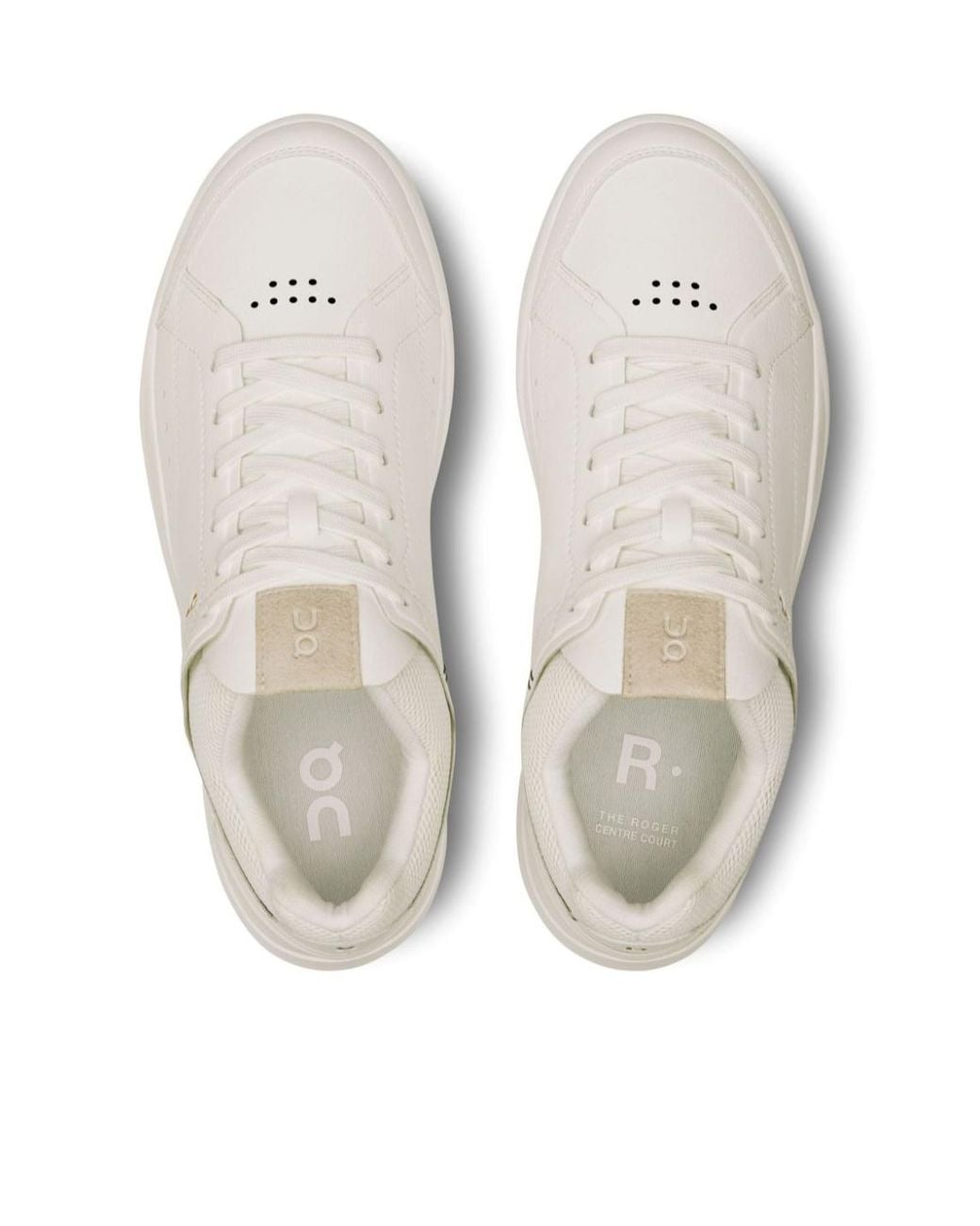 On Shoes Natural The Roger Centre Court Lace-Up Sneakers