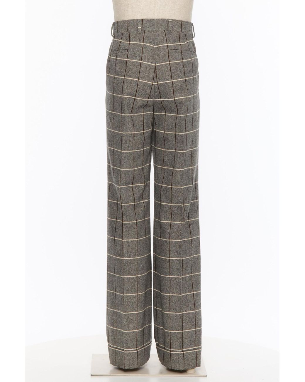 Valentino Gray Belt Loop Casual Pants for men