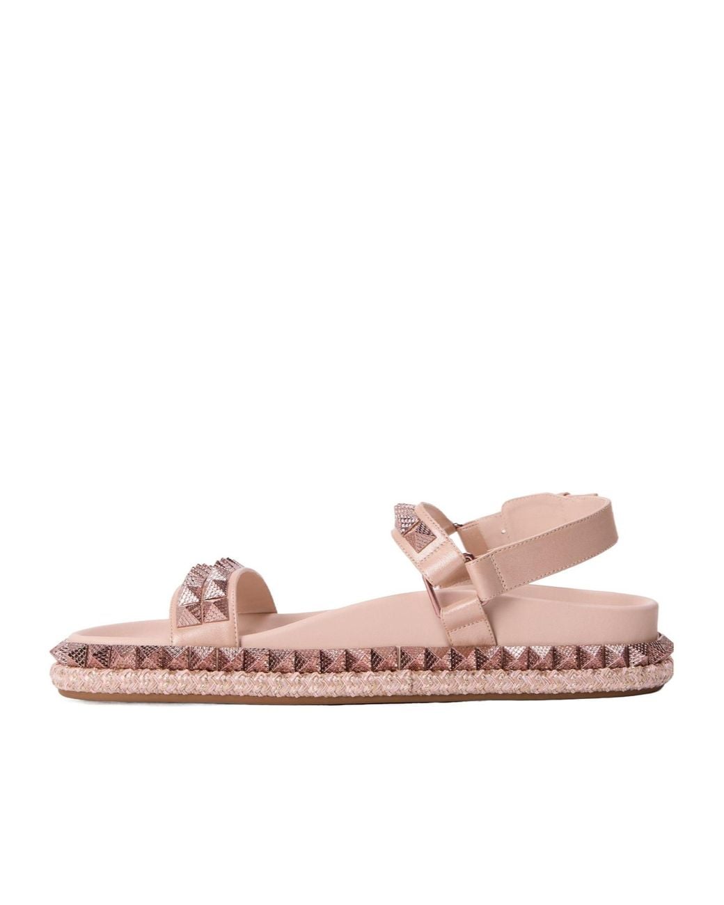 Christian Louboutin Pink One-Strap Sandals