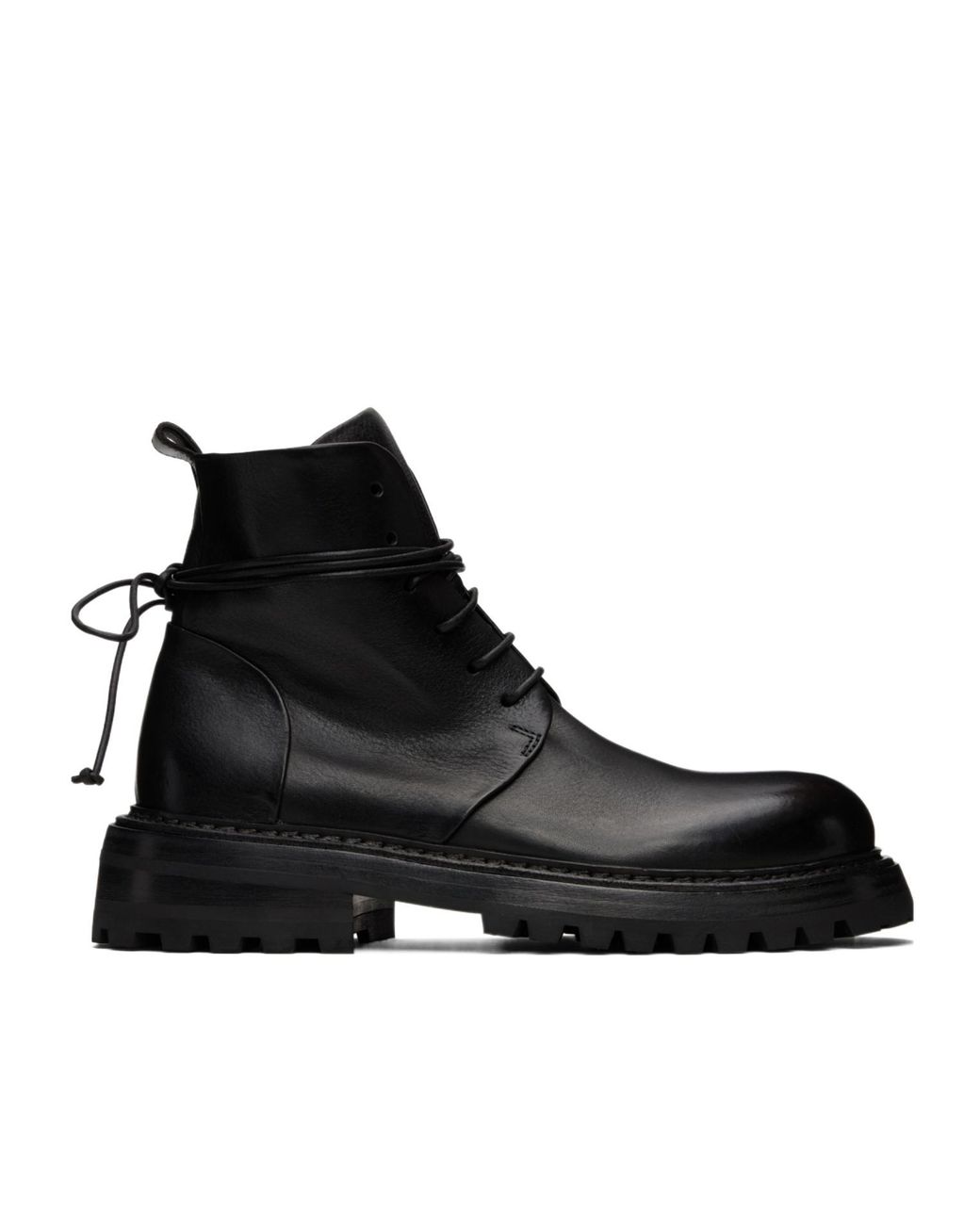 Marsèll Black Combat Ankle Boots for men