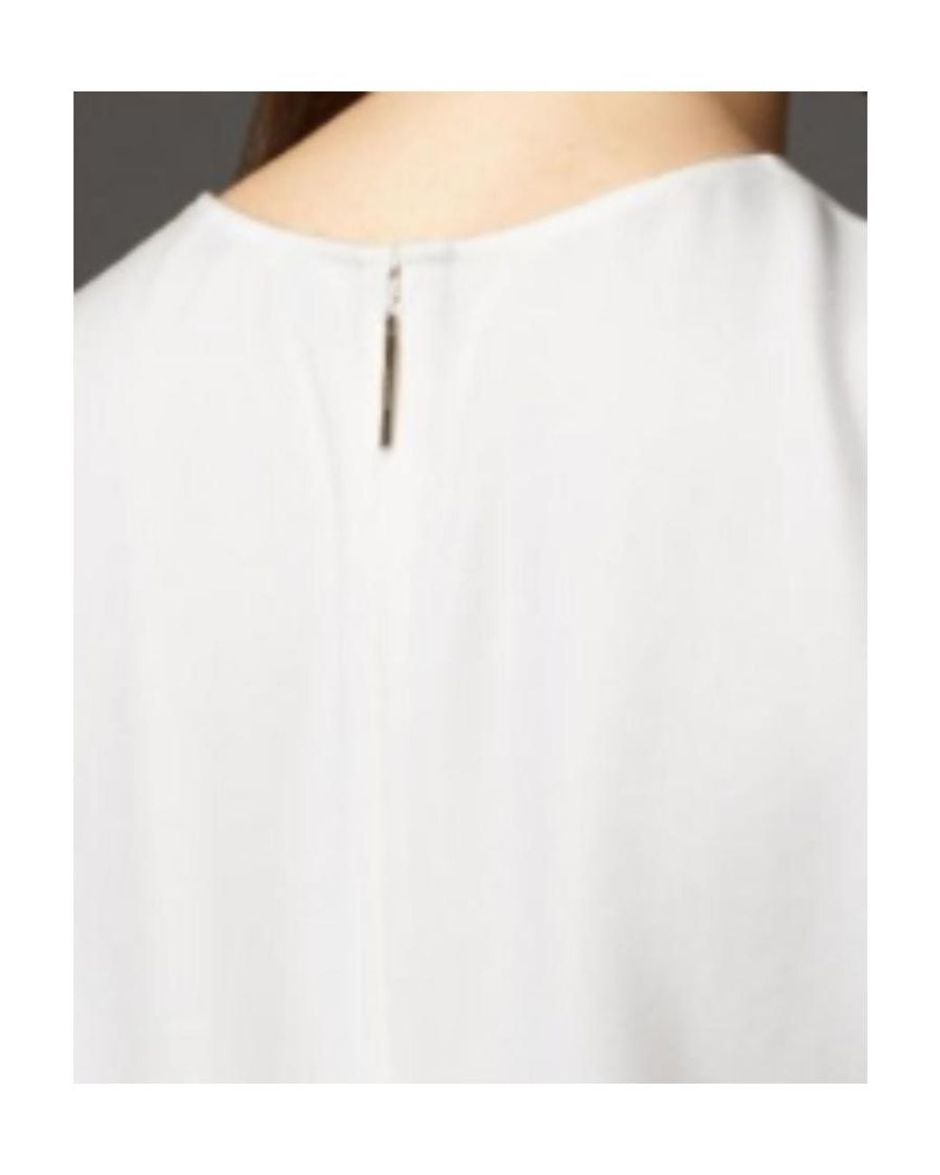 Burberry White Round-Necked T-Shirt