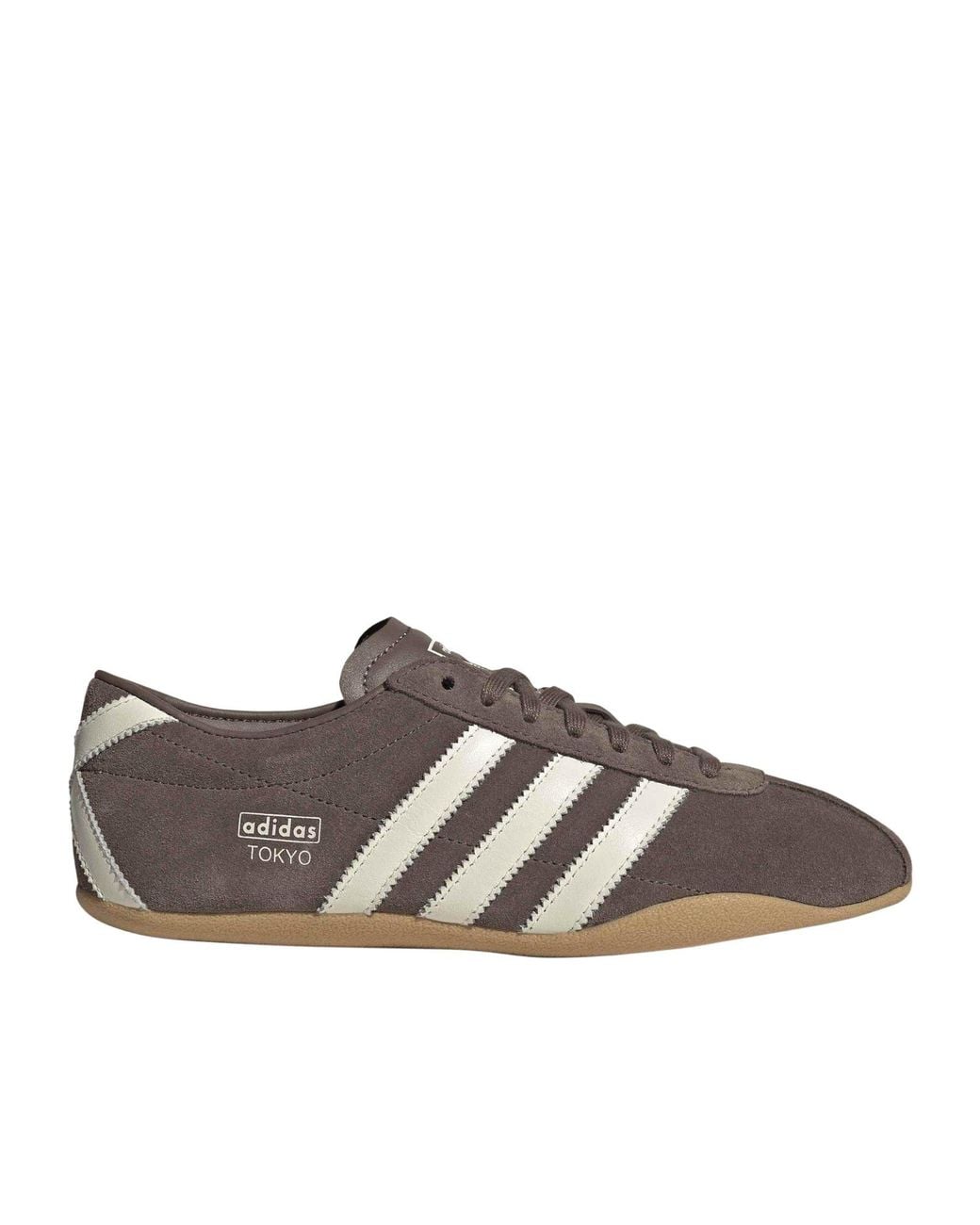 Adidas Originals Brown Suede Low-Top Sneaker