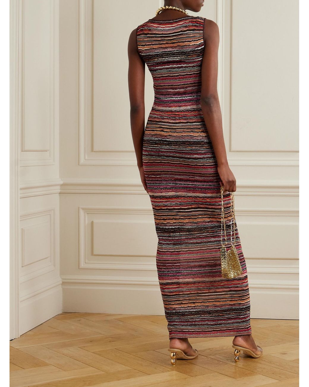 Missoni Red Striped Dress