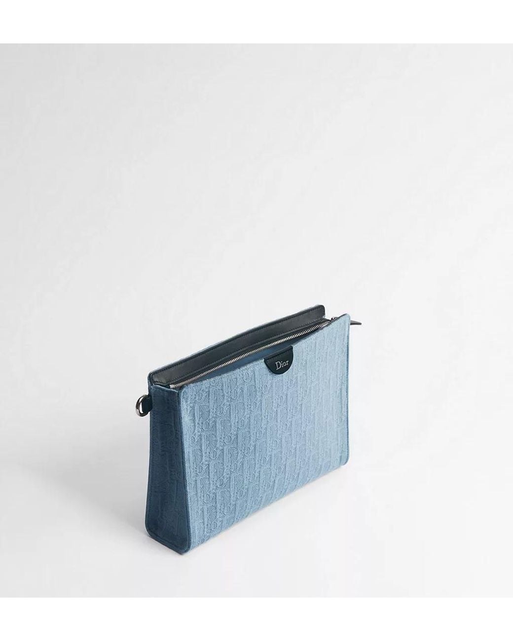 Dior Blue A5 Triangle Pouch for men