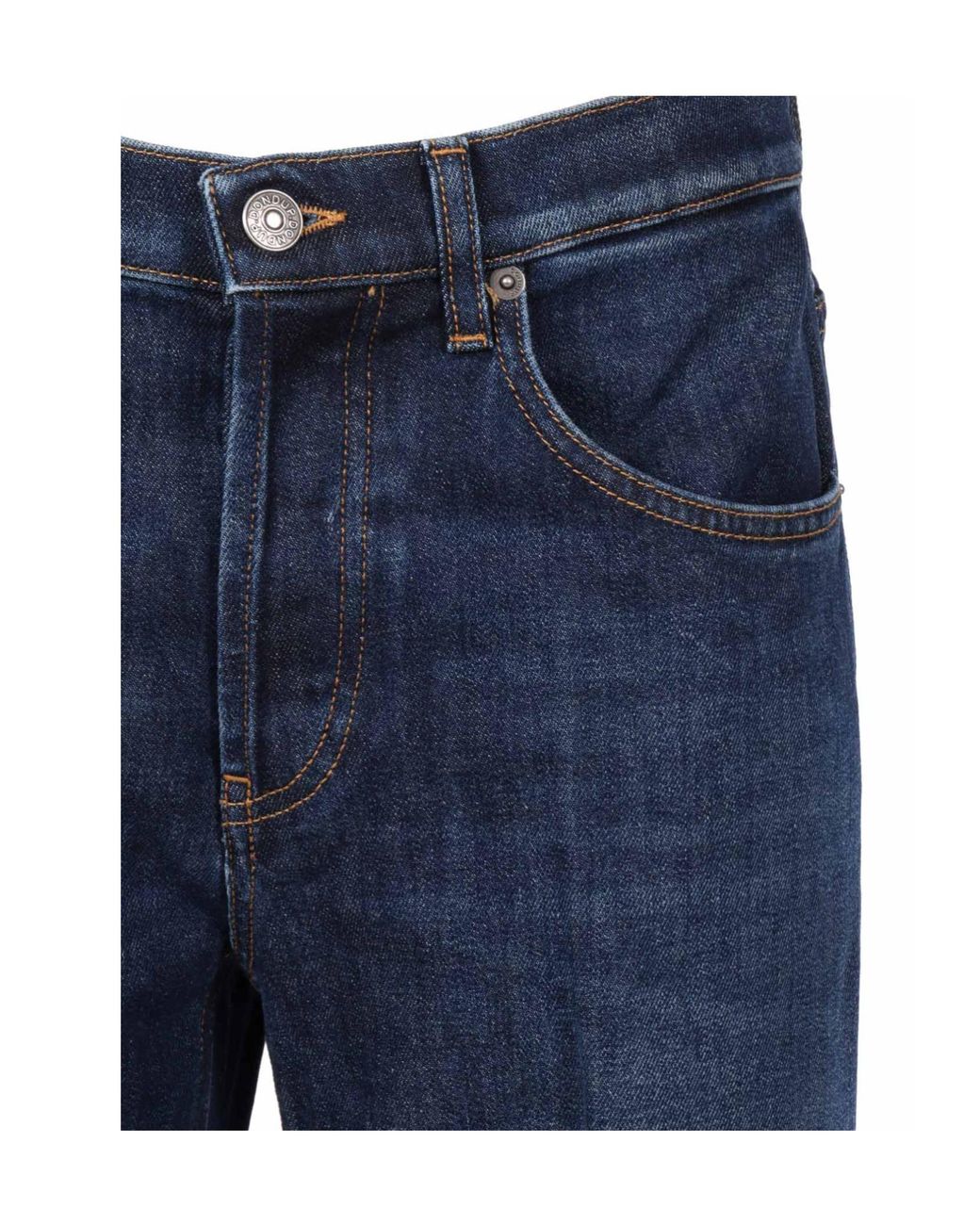 Dondup Blue Wide-Leg Jeans