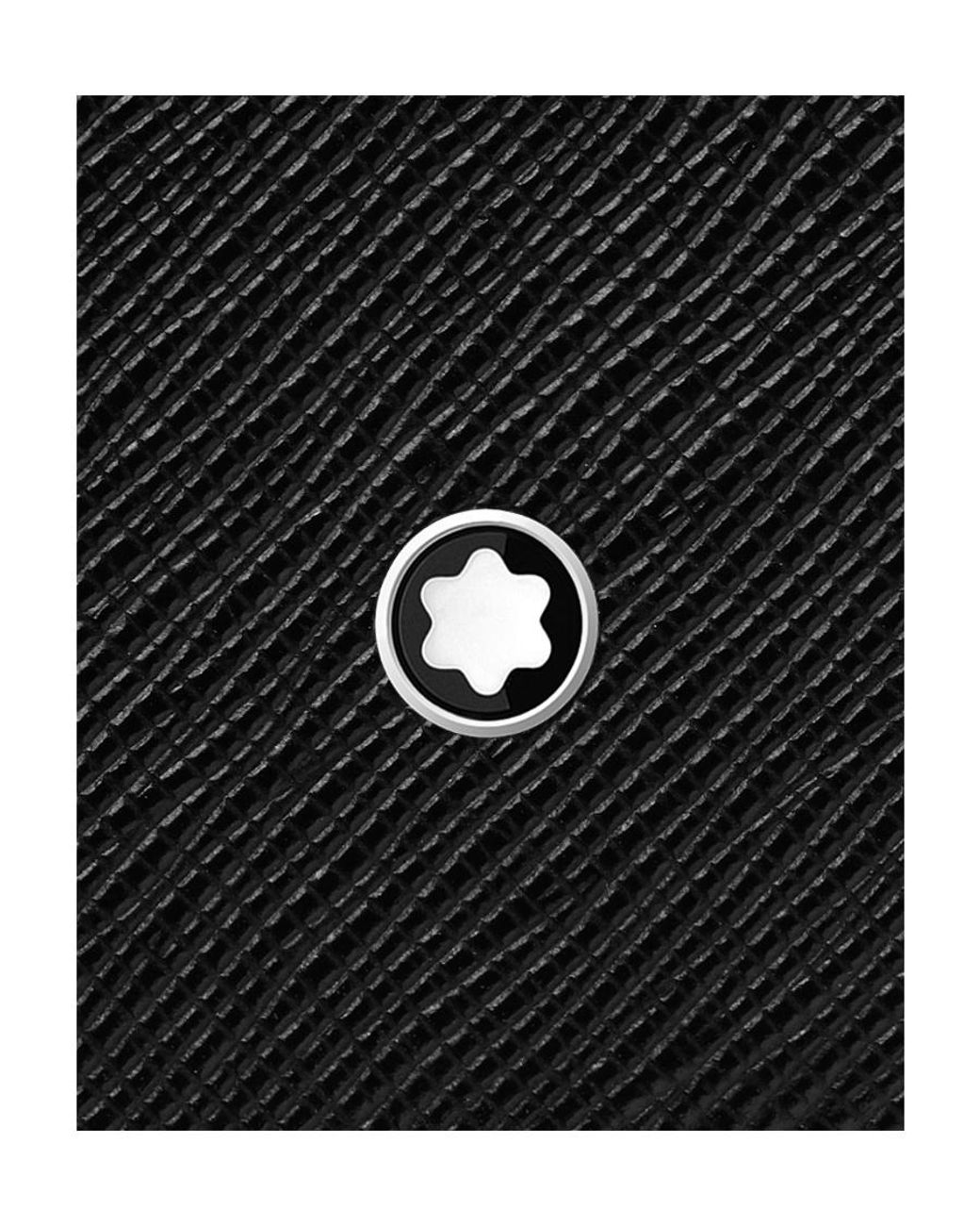 Montblanc Black Logo Patch Bi-Fold Wallet for men