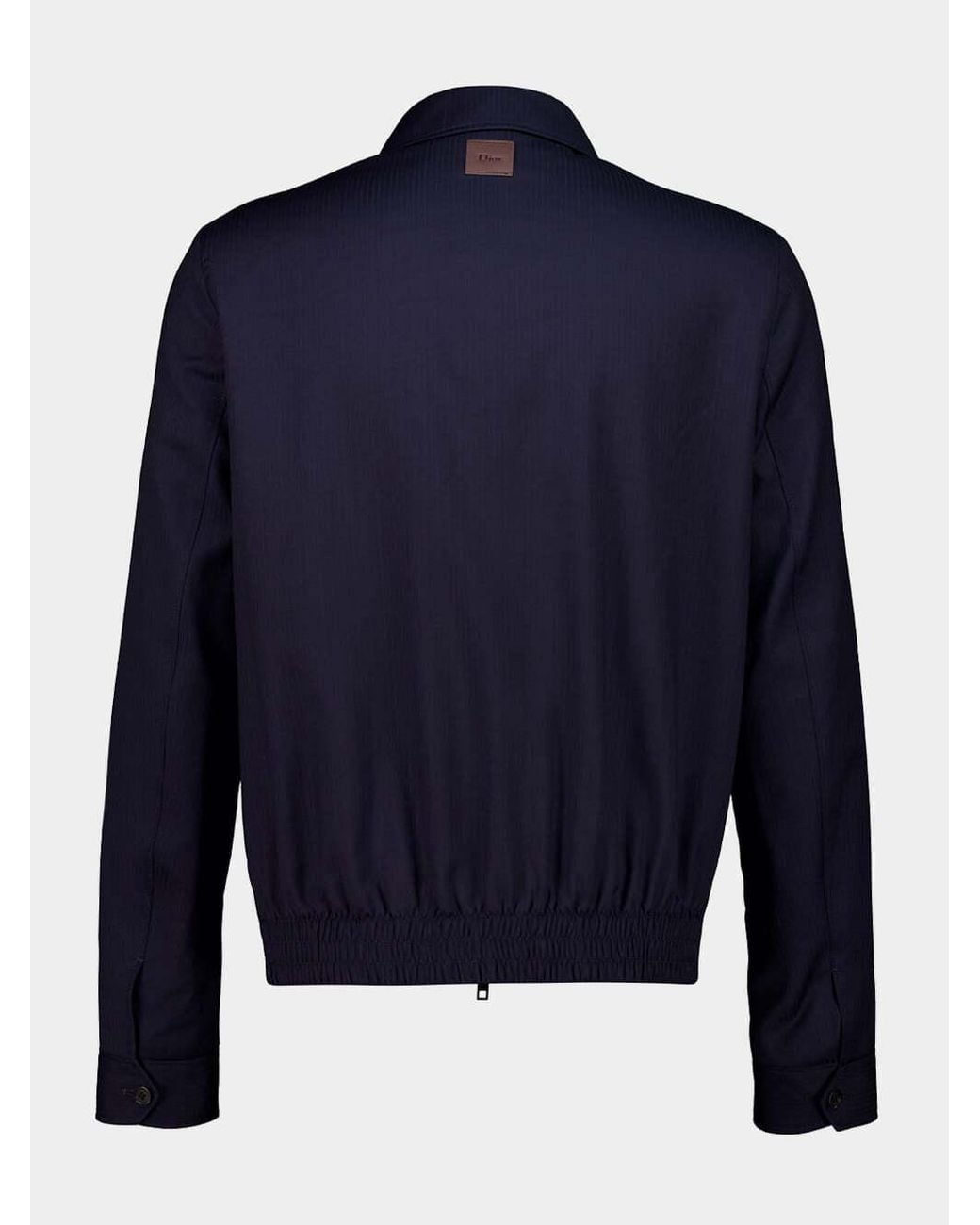 Dior Blue Zip-Up Jacket for men