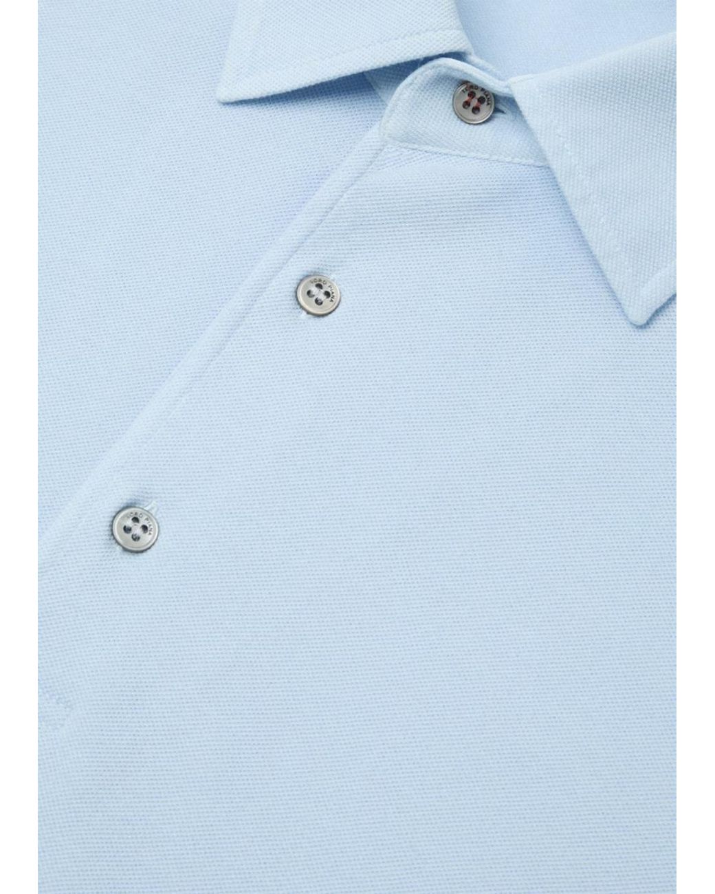 Loro Piana Blue Brenna Polo Shirt for men