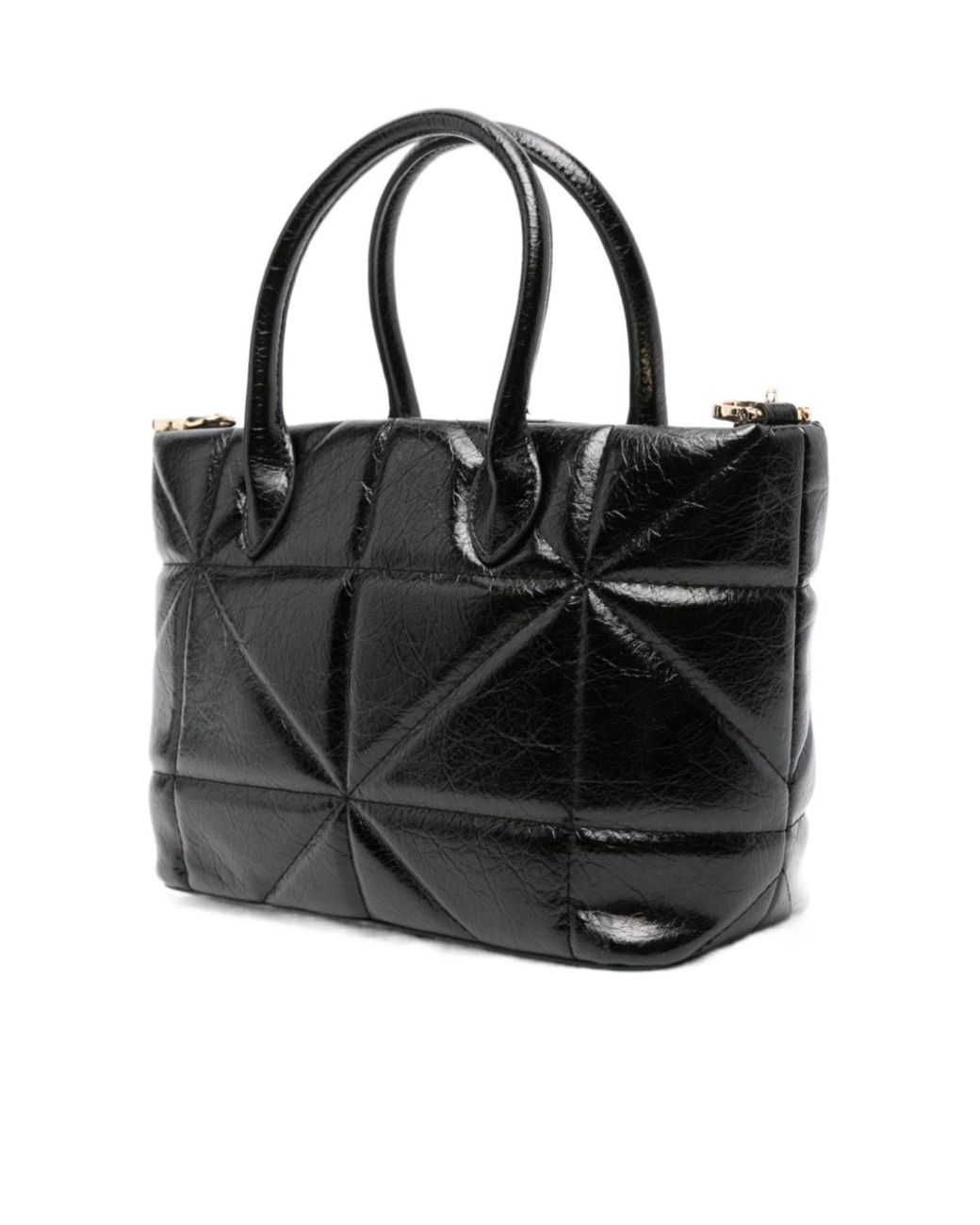 Moschino Black Love Logo-Lettering Chain Linked Crossbody Bag