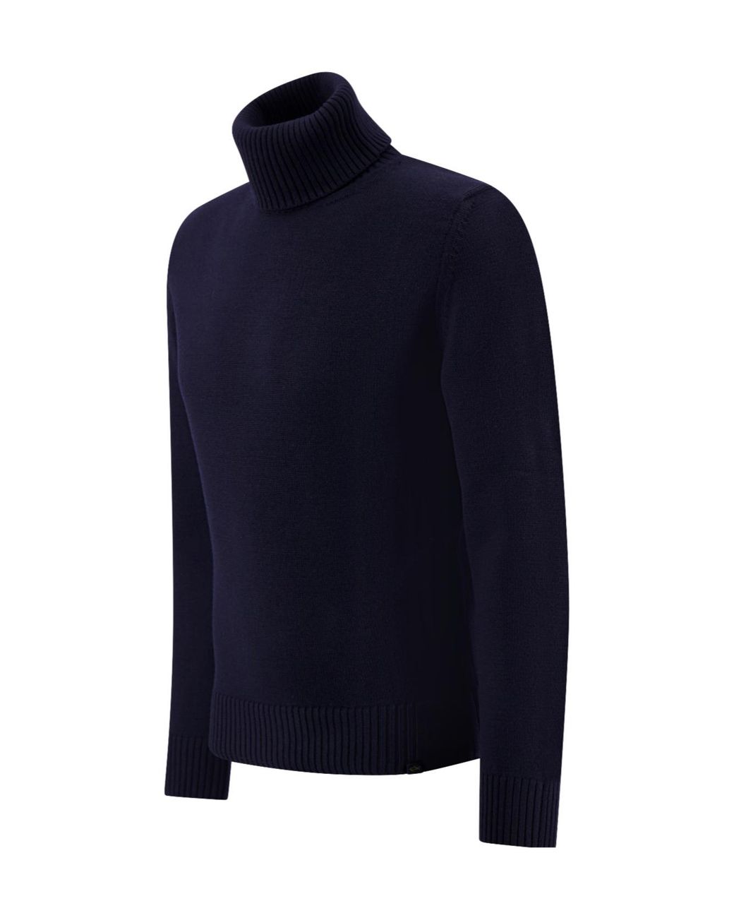 Paul & Shark Blue Turtleneck Wool Sweater for men