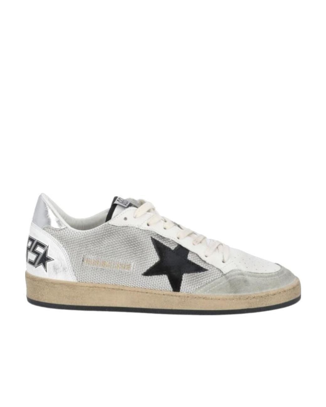 Golden Goose Deluxe Brand White Ball Star Low-Top Sneakers for men