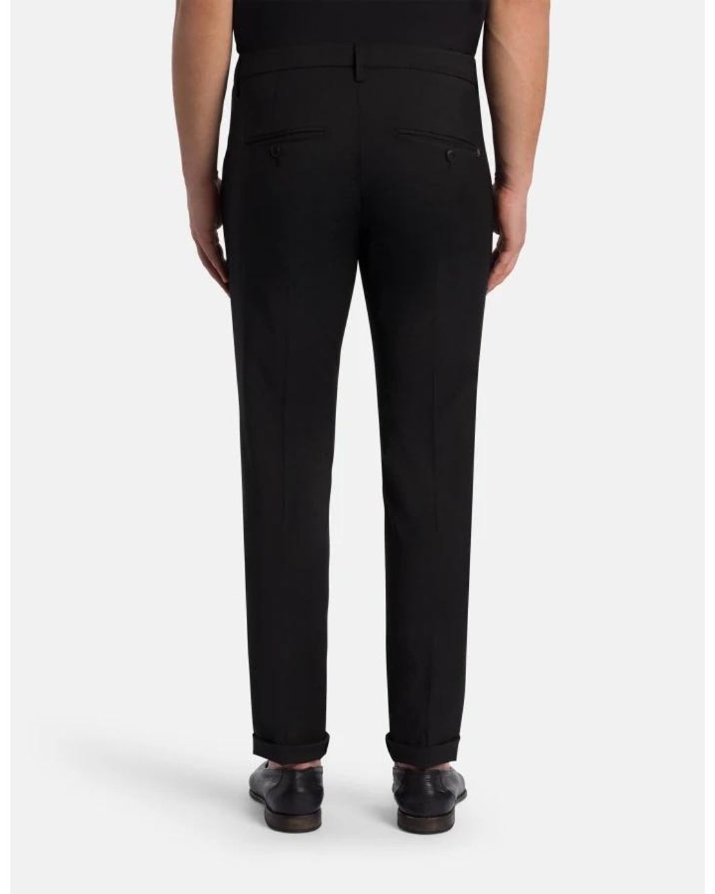 Dondup Black Gaubert Trousers for men