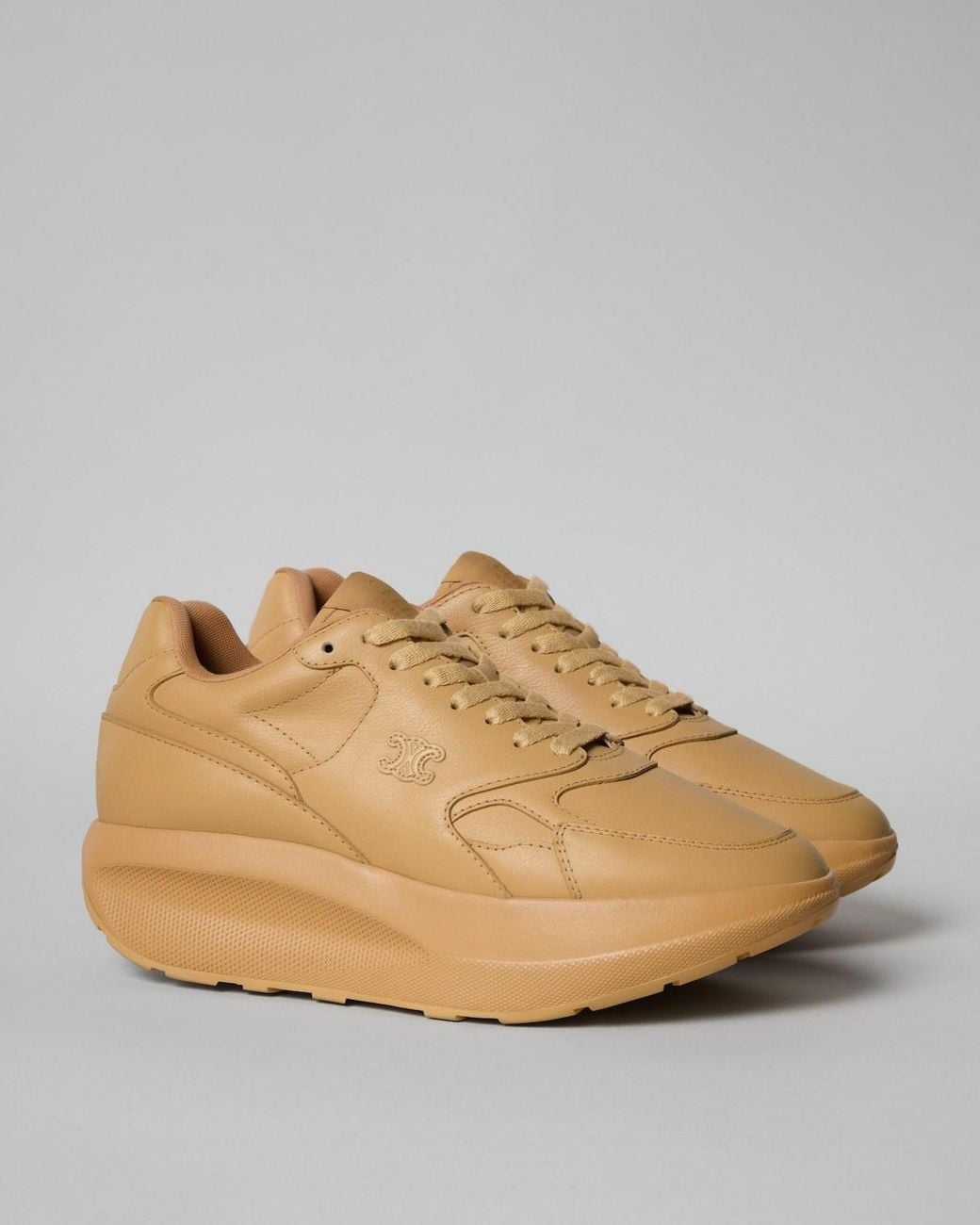 Céline Natural Rock Wedge Sneakers