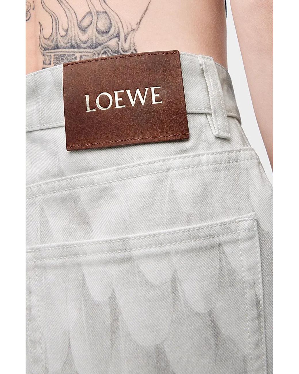 Loewe White Denim Jeans
