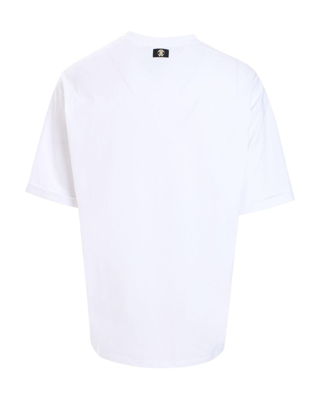 Roberto Cavalli White Mini Stud Embellished T-Shirt for men
