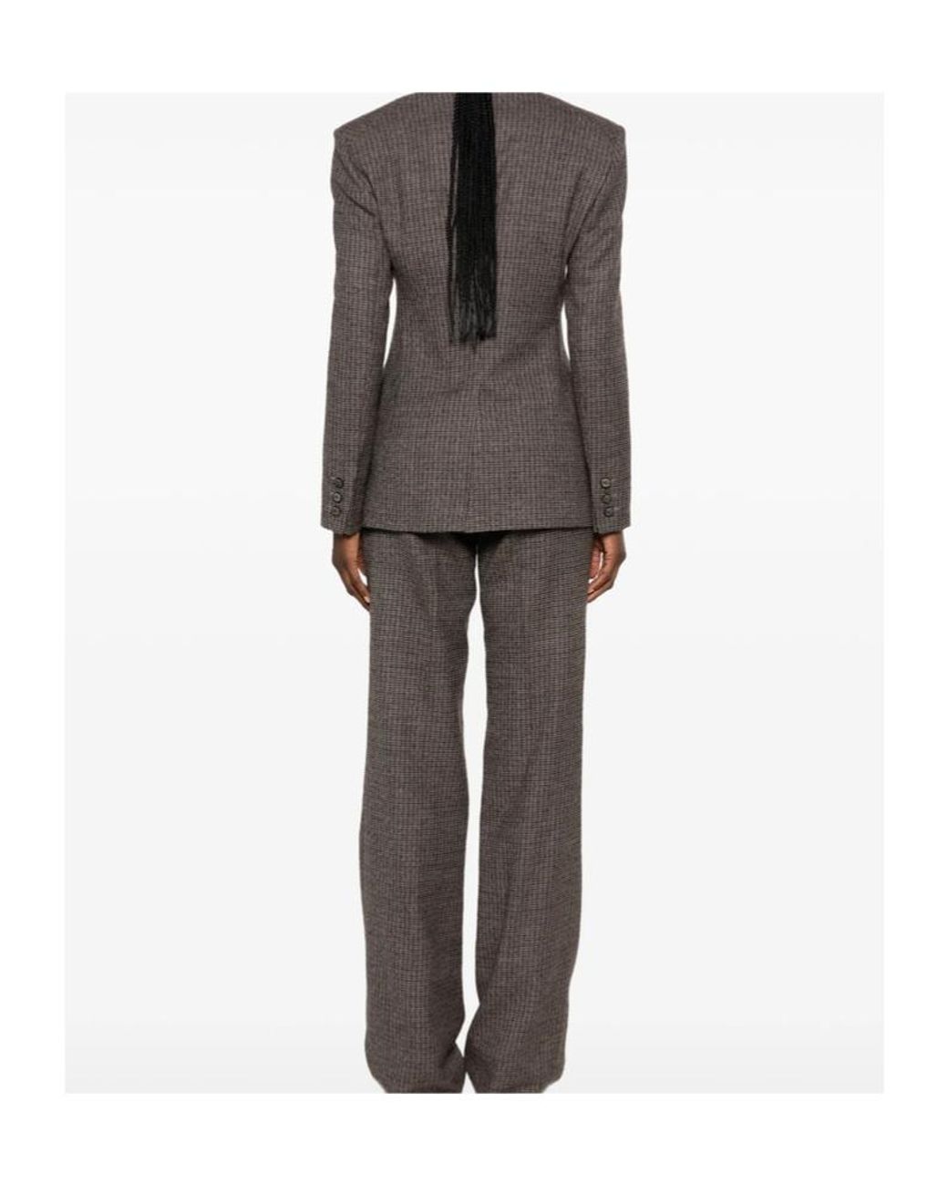 Etro Gray Single-Breasted Blazer