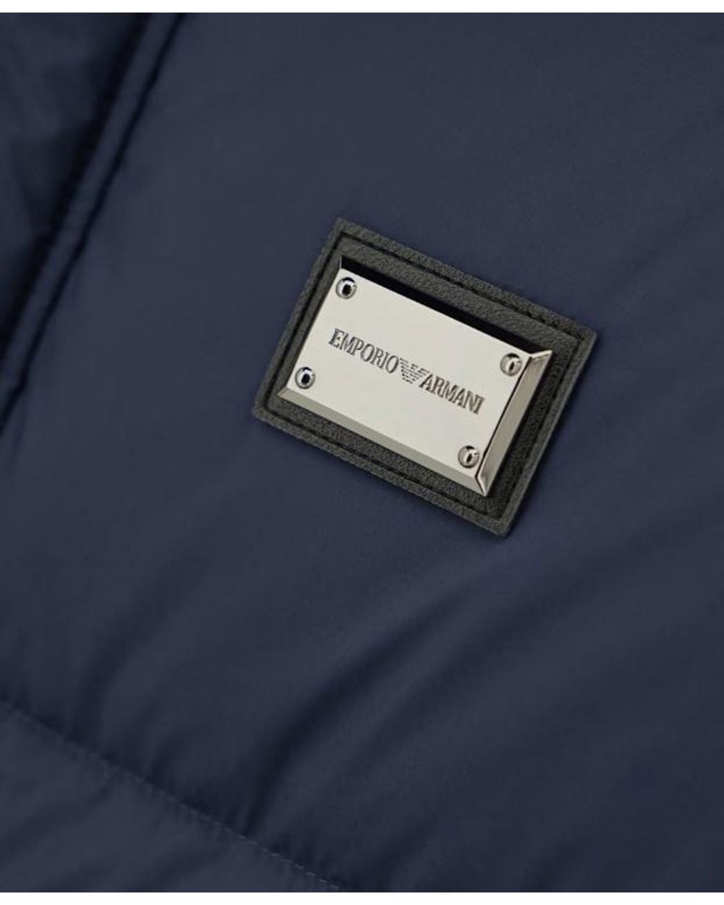 Emporio Armani Blue Down Jacket for men