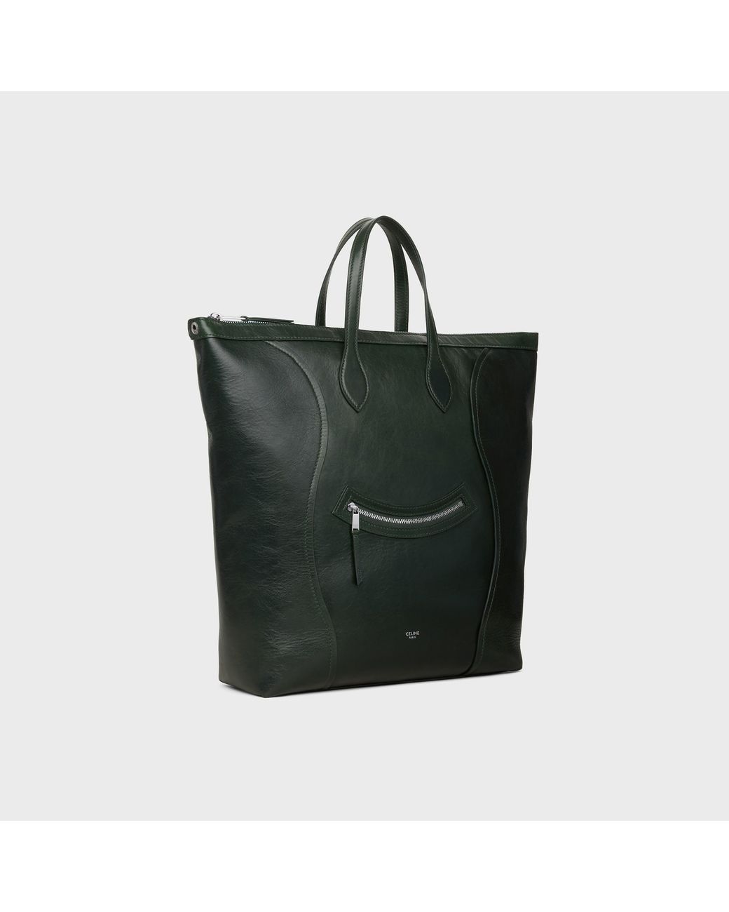 Céline Green Vertical Cabas Luggage for men