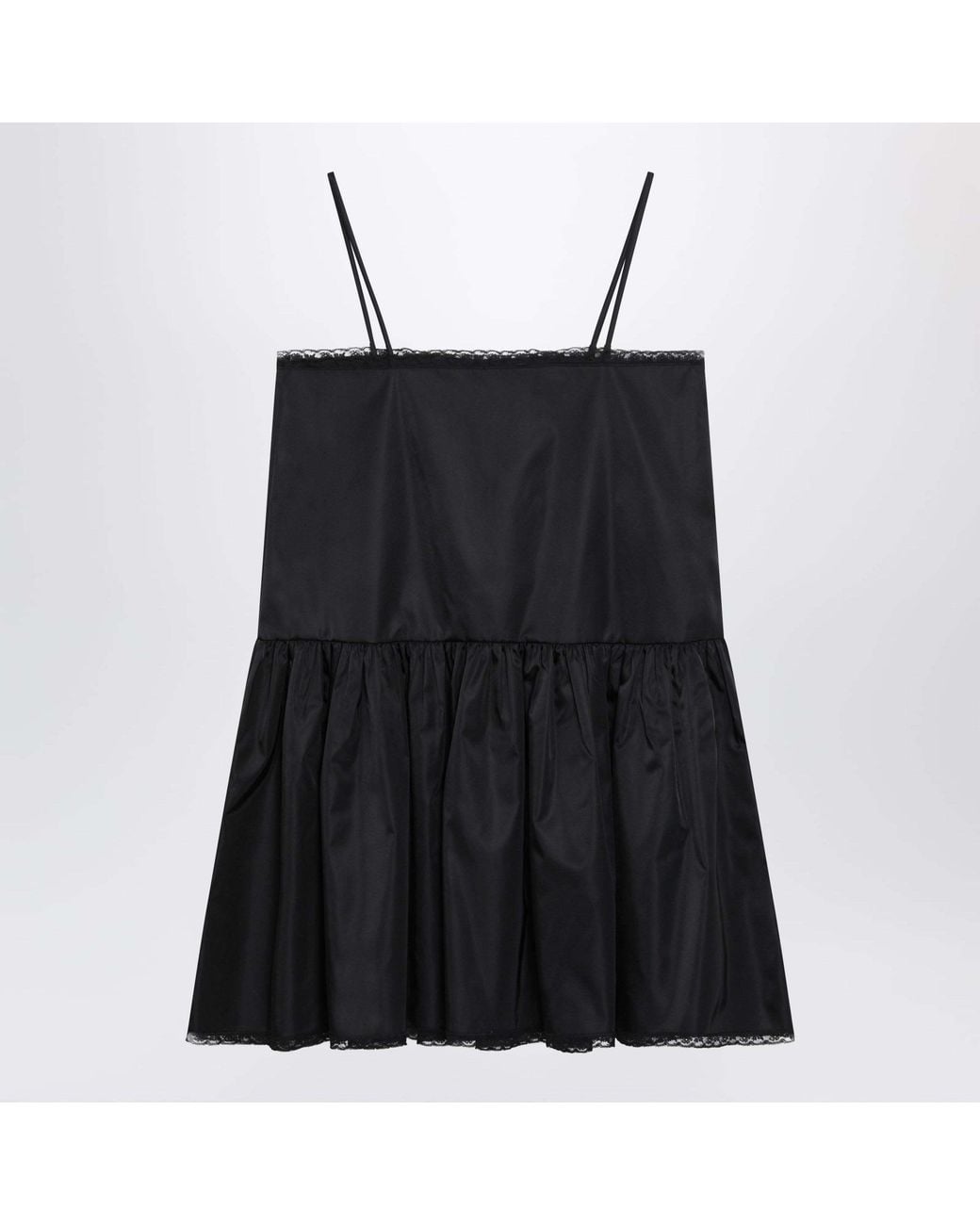 Prada Black Re-Nylon Mini-Dress