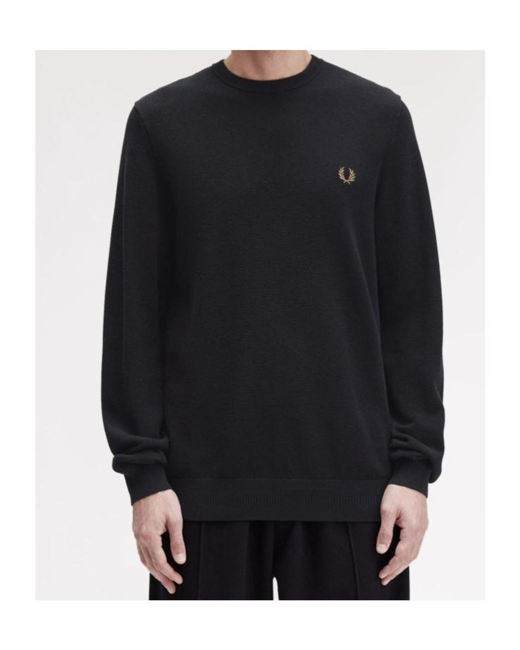 Fred Perry Blue Piqué-Stitched Top for men