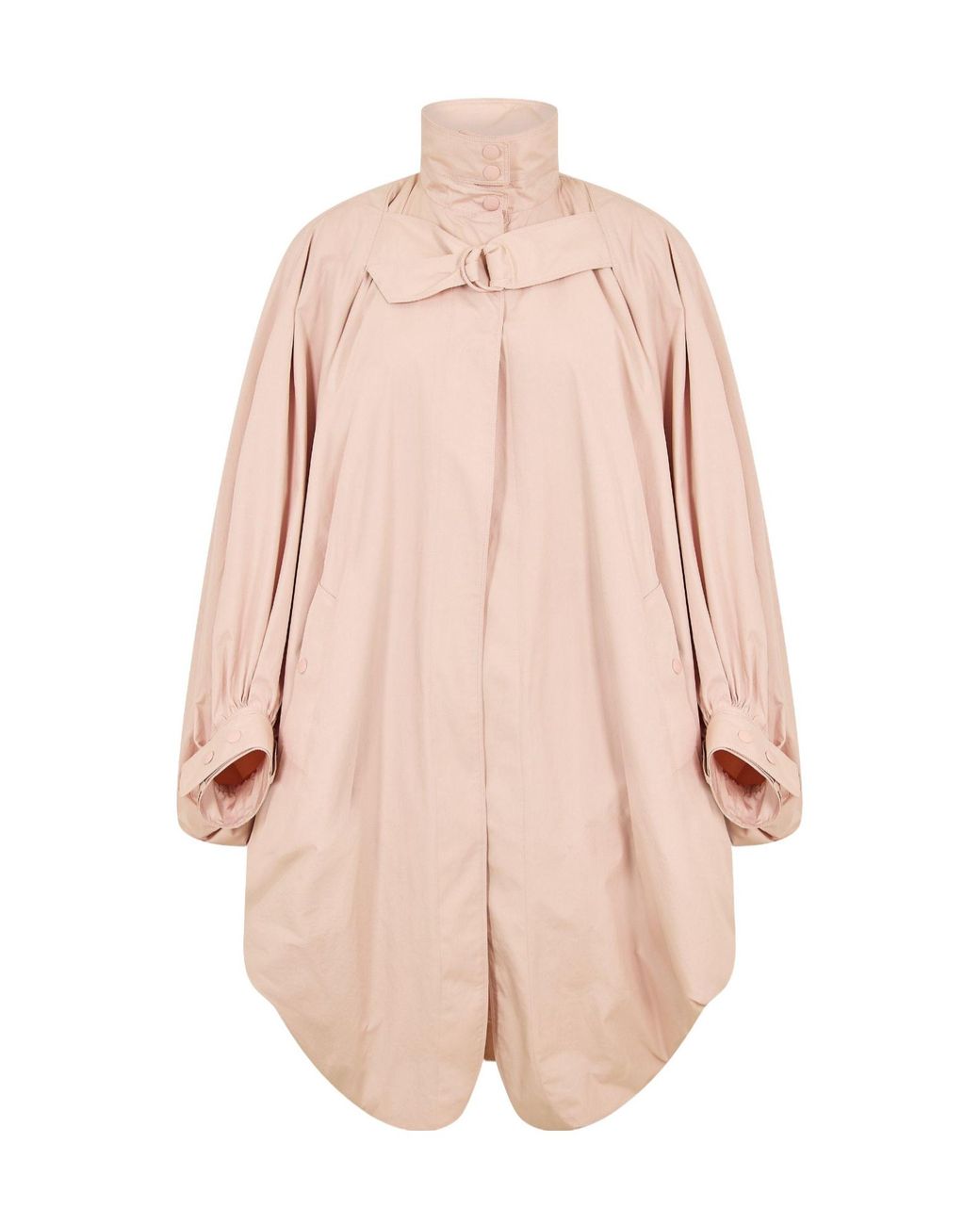 Chloé Pink High-Neck Coat
