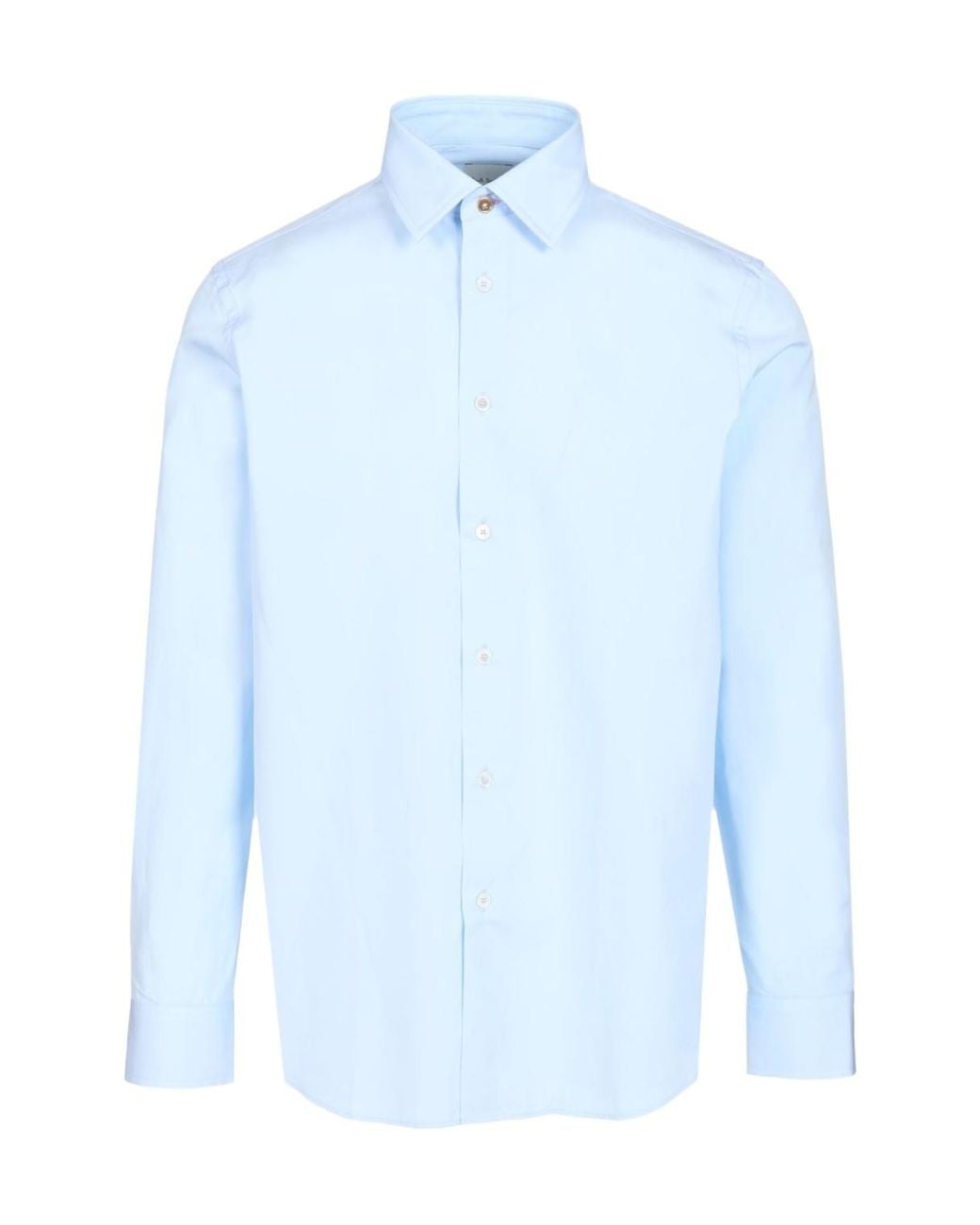 Paul Smith Blue Artist Stripe Cuff Shirt for men