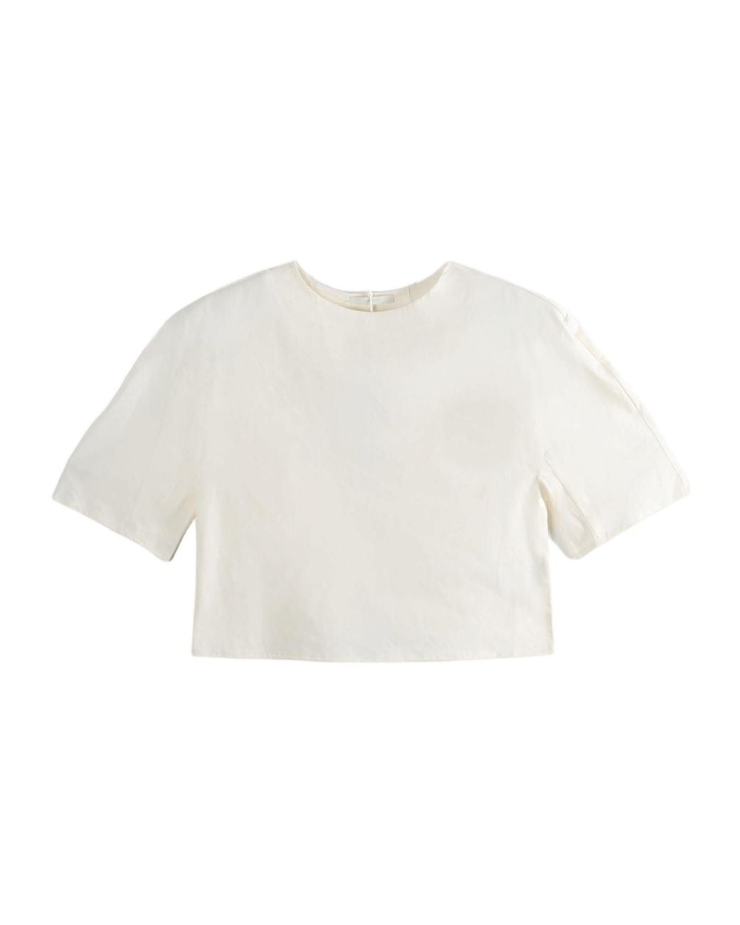 Amomento White Padded Jersey Top