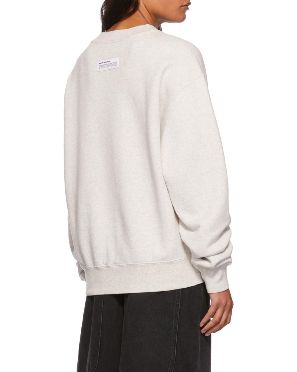 Heron Preston White Split Heron Crew-Neck T-Shirt for men