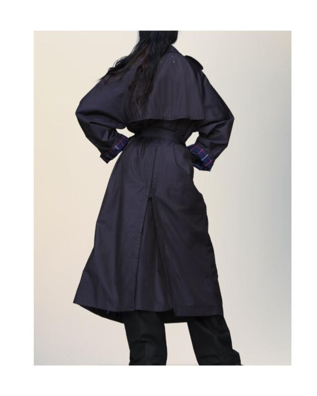 Maison Margiela Blue Trench Coat