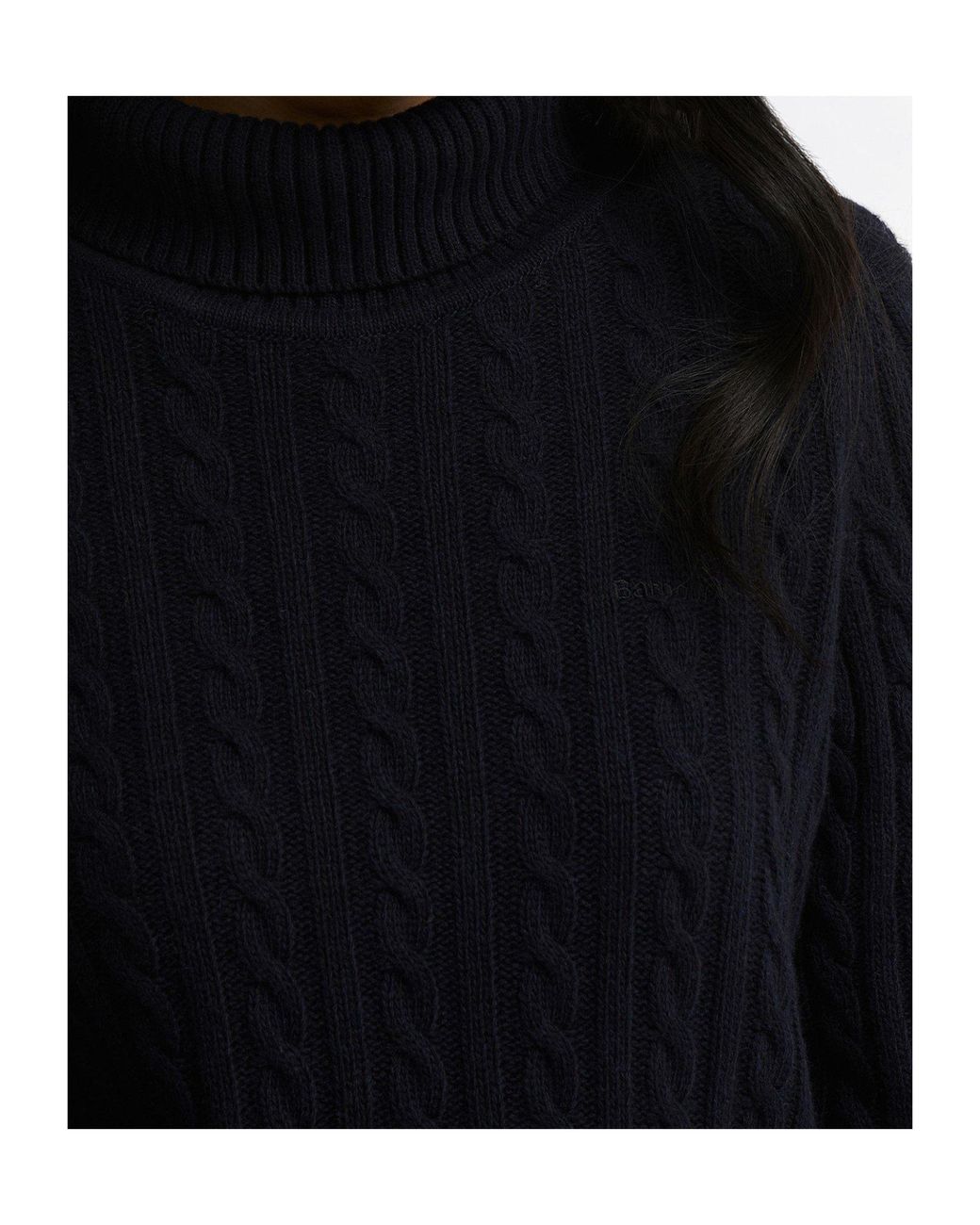Barbour Black Collared Sweater
