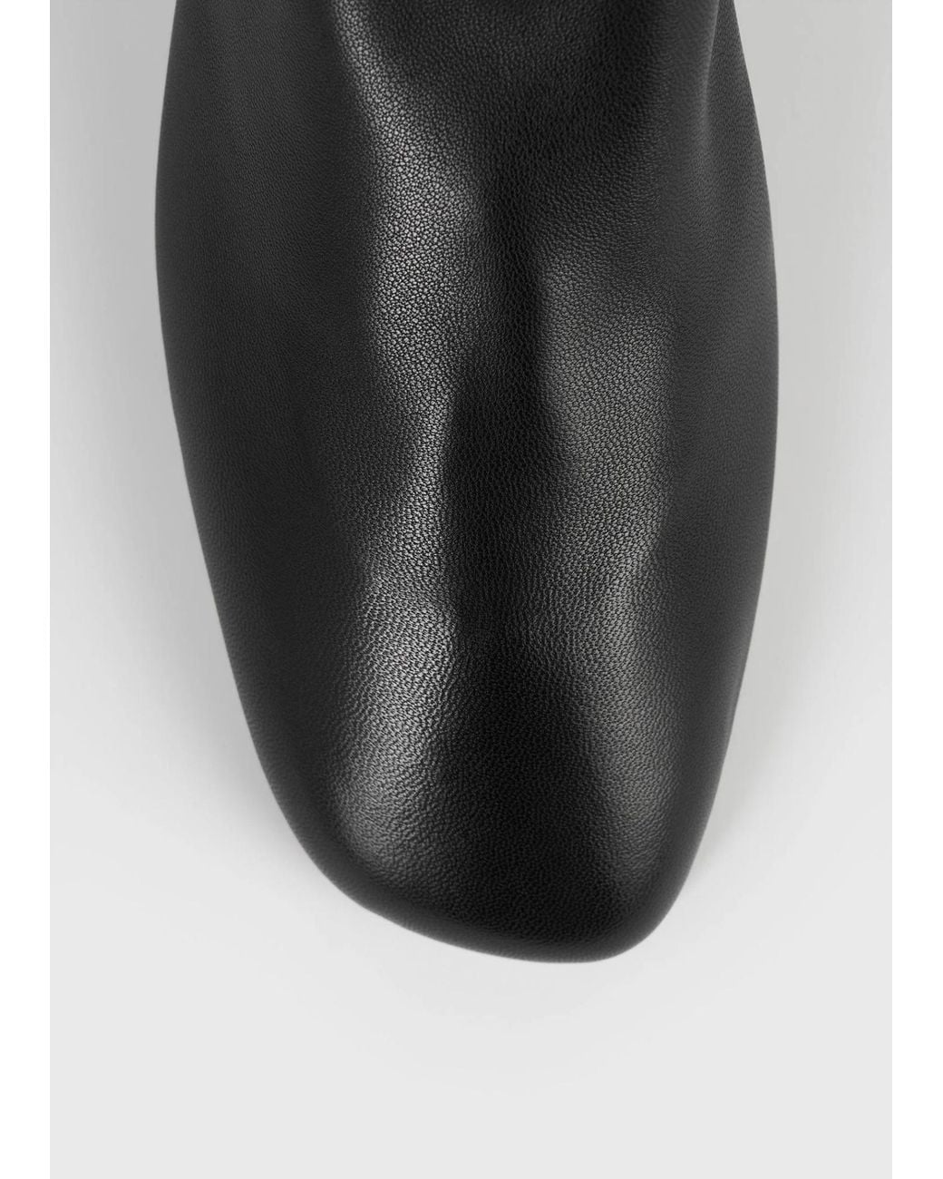 Totême Black Zip-Fastening Ankle Boots