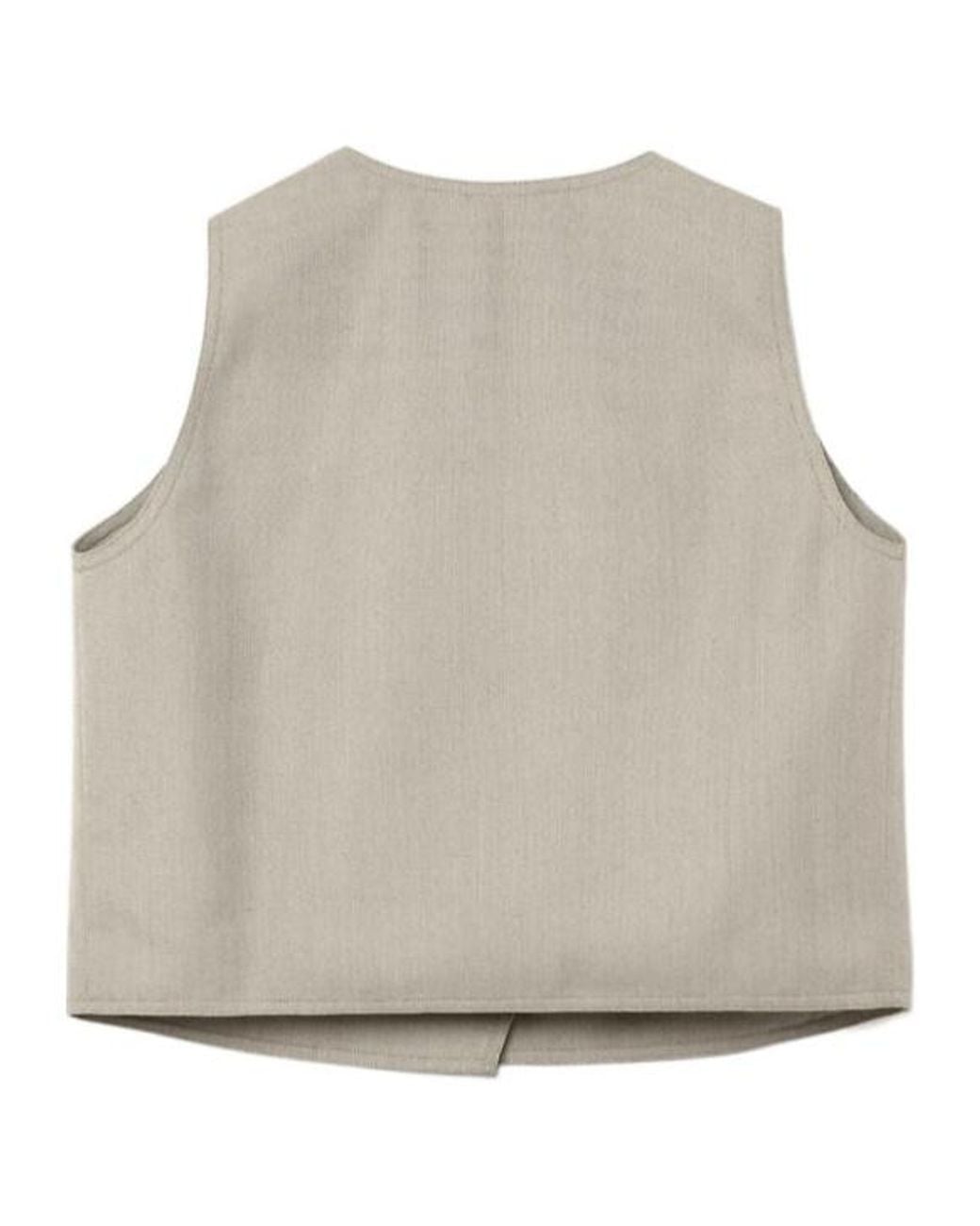 Loro Piana Gray Cristy Top