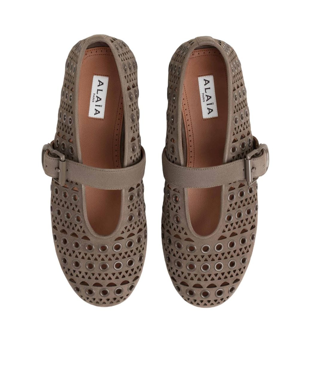 Alaïa Brown Ballet Flats