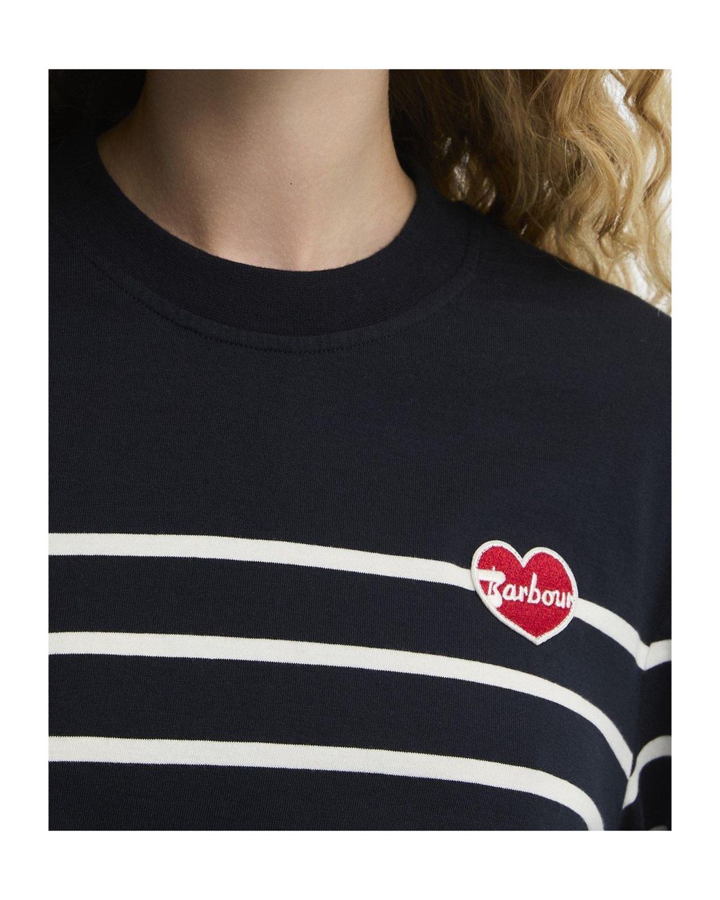 Barbour Blue Striped Long-Sleeve Tee