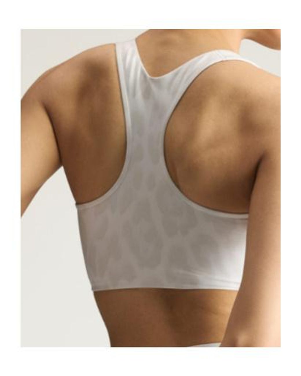 Adidas By Stella McCartney White Logo-Print Sports Bra