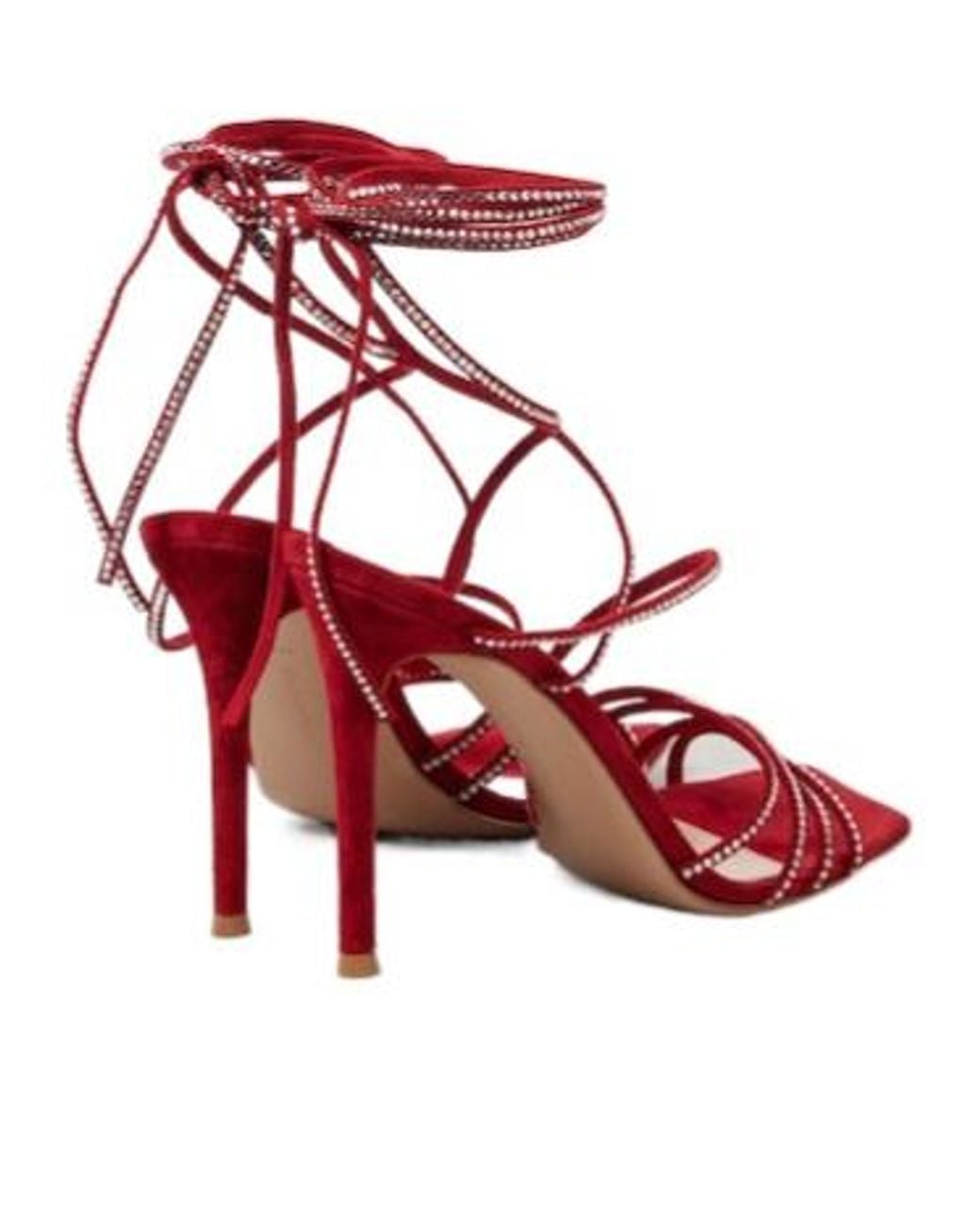 Gianvito Rossi Pink Versatile Square-Toe Stiletto Sandals