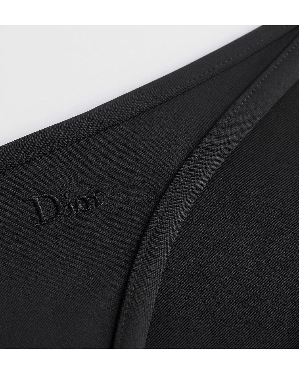 Dior Black Iviera Bikini Bottom