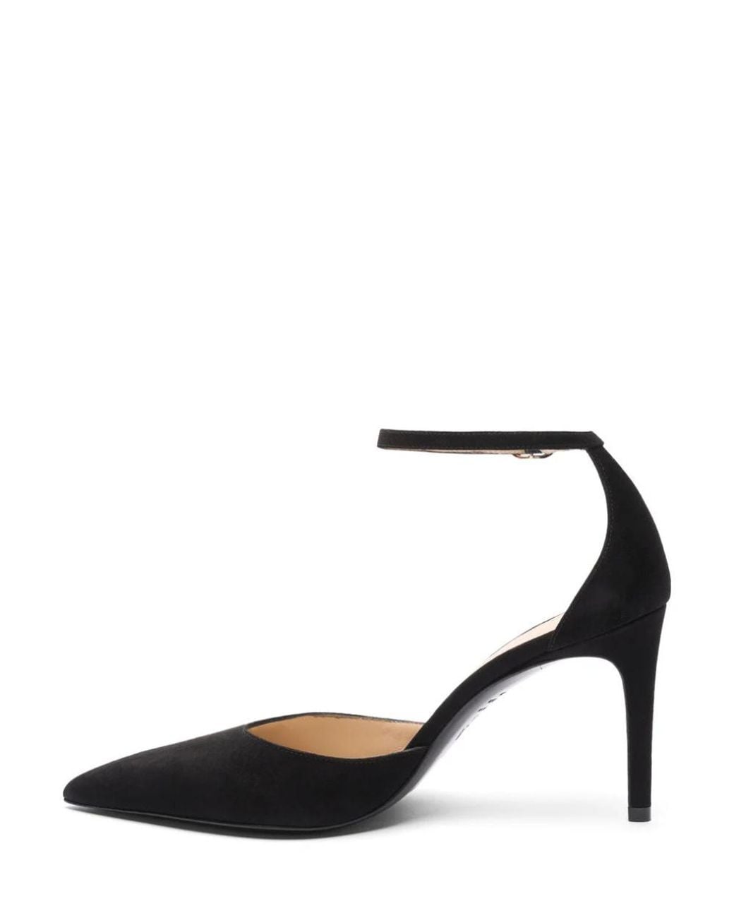 Stuart Weitzman Black Stuart Power Strap 85