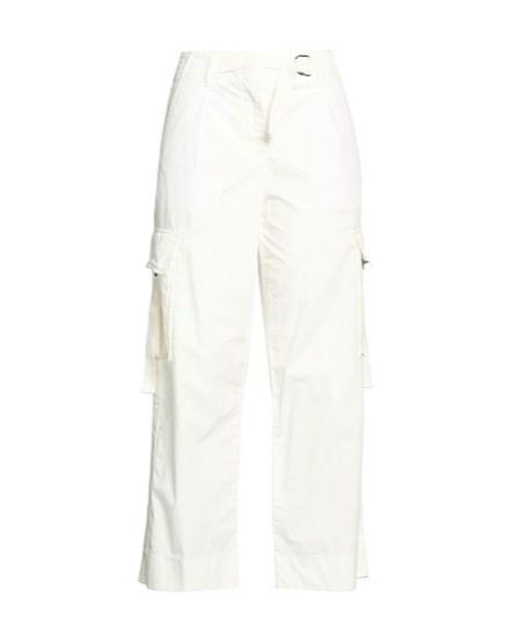 Tory Burch White Simple And Loose Pants