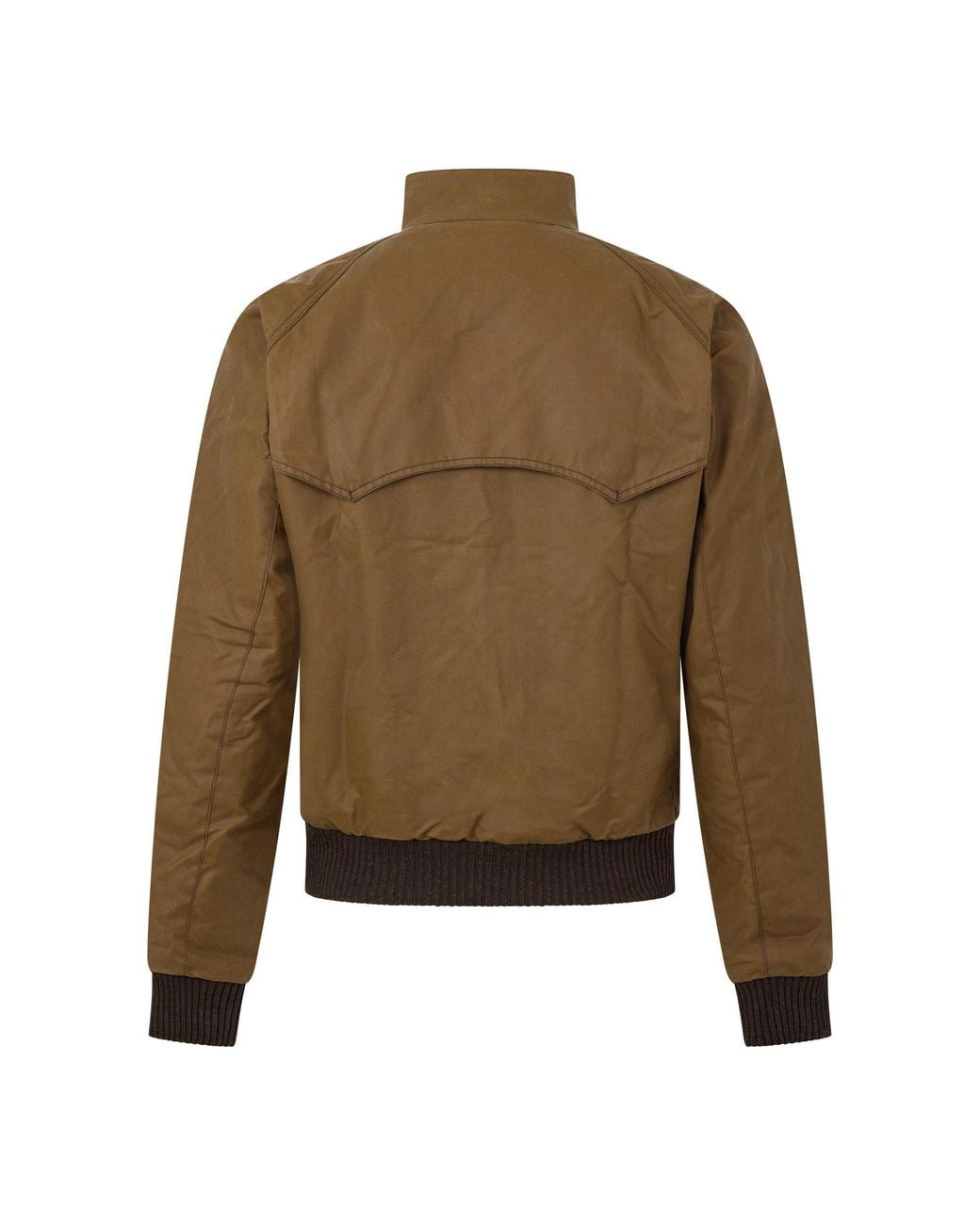 Barbour Green Wax Bomber Jacket for men