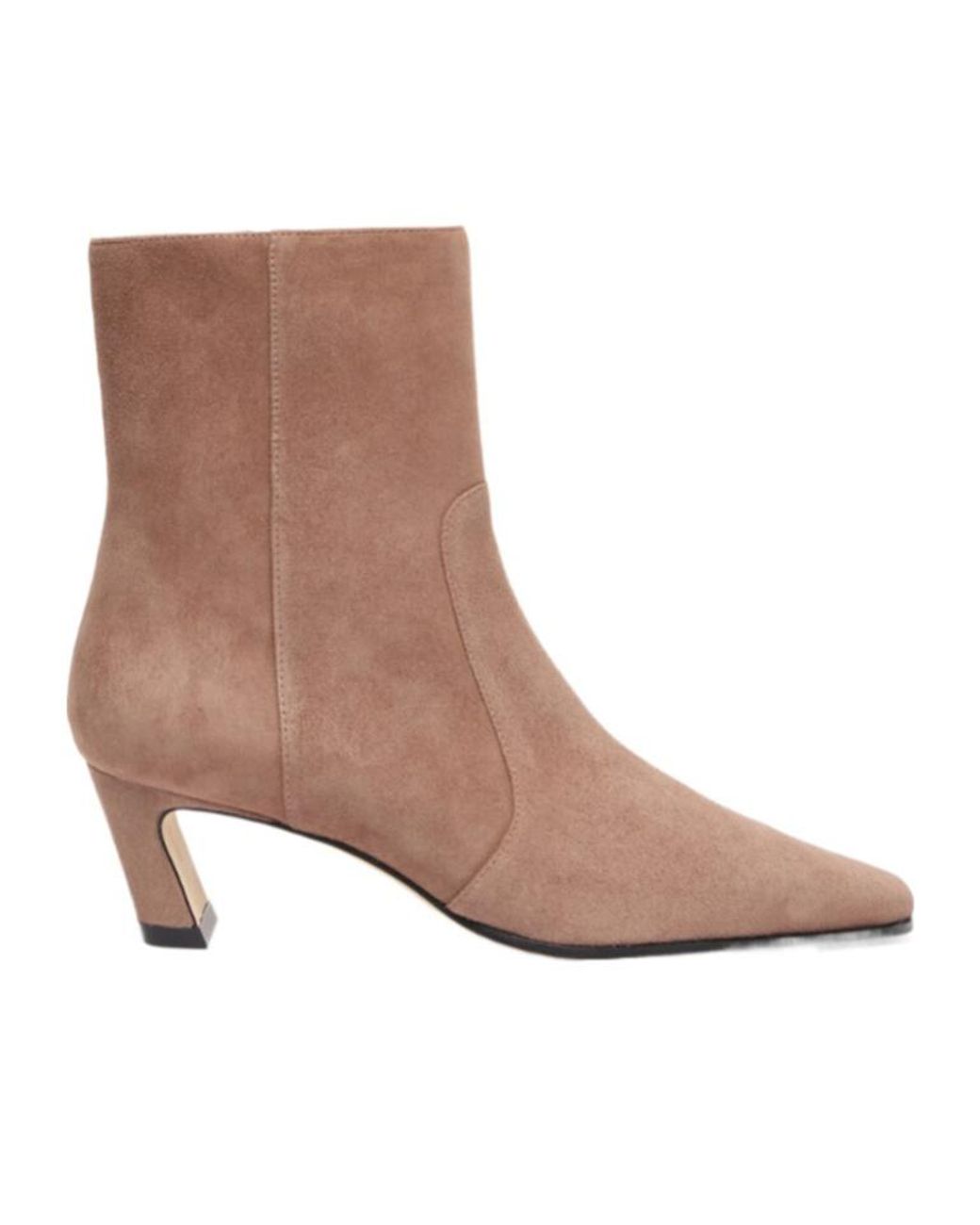 Stuart Weitzman Brown Stassi Zip Bootie 50
