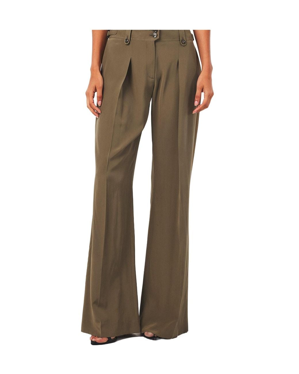Tom Ford Natural Wide Leg Trousers