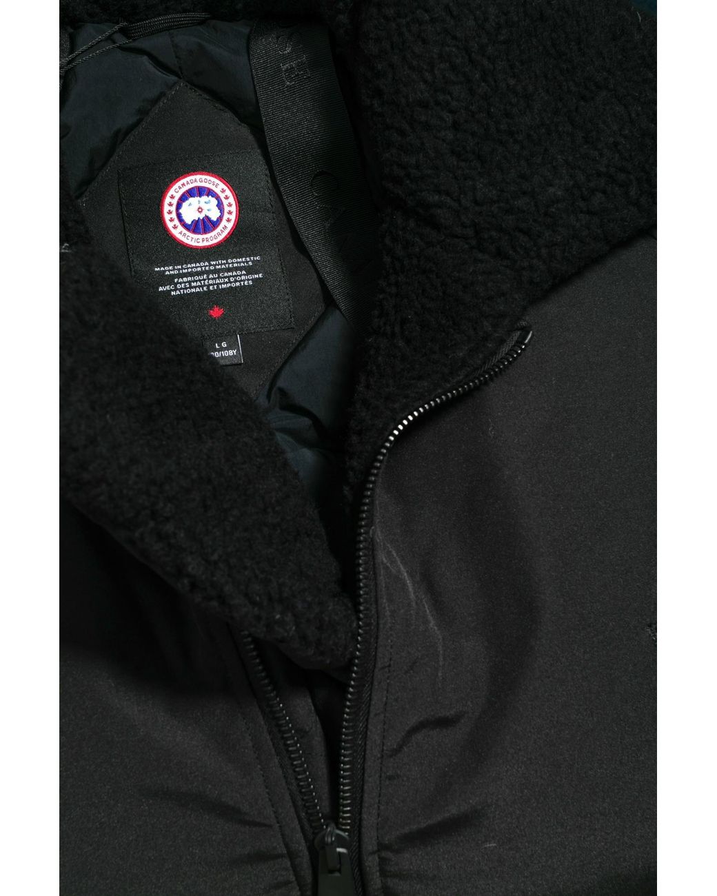 Canada Goose Black Chilliwack Aviator Bomber Jacket for men