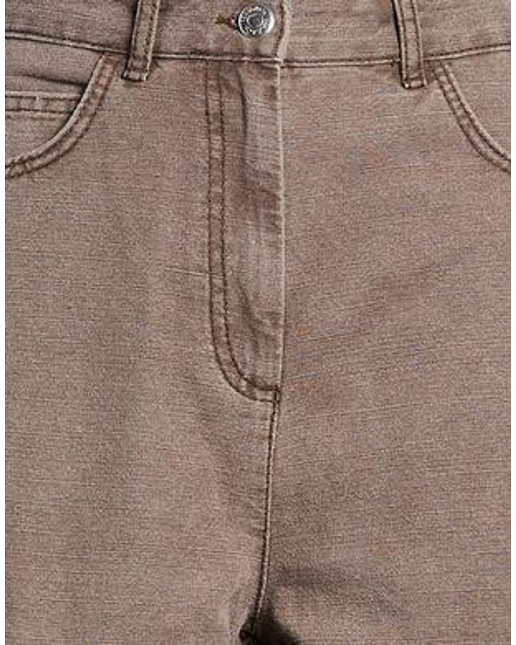 MAX&Co. Brown High-Waisted Cargo Casual Trousers