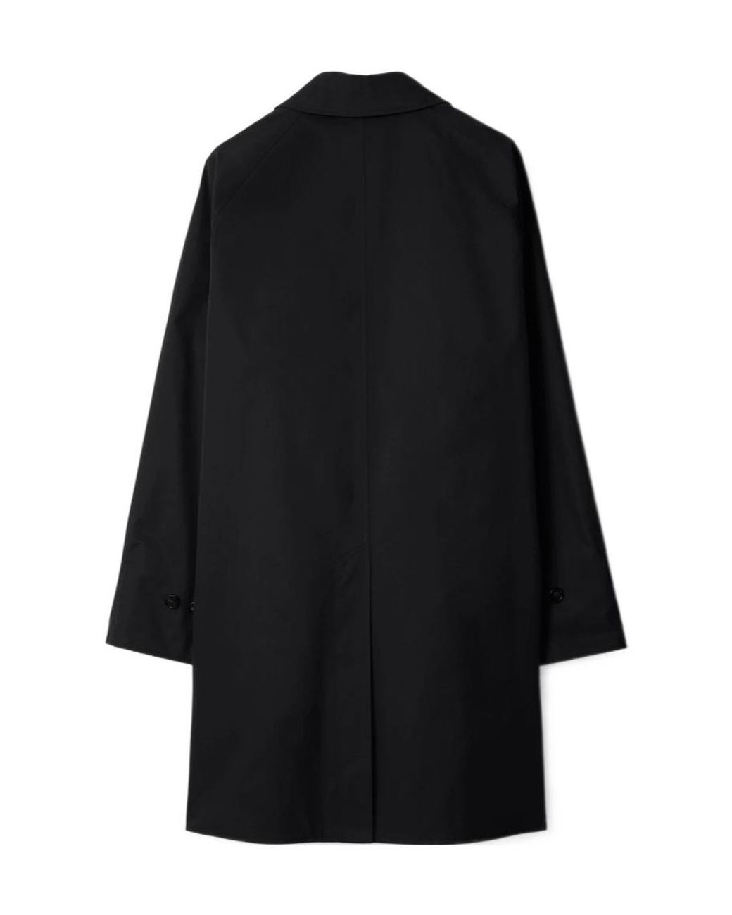 Burberry Black Nova Check Reversible Buttoned Coat for men