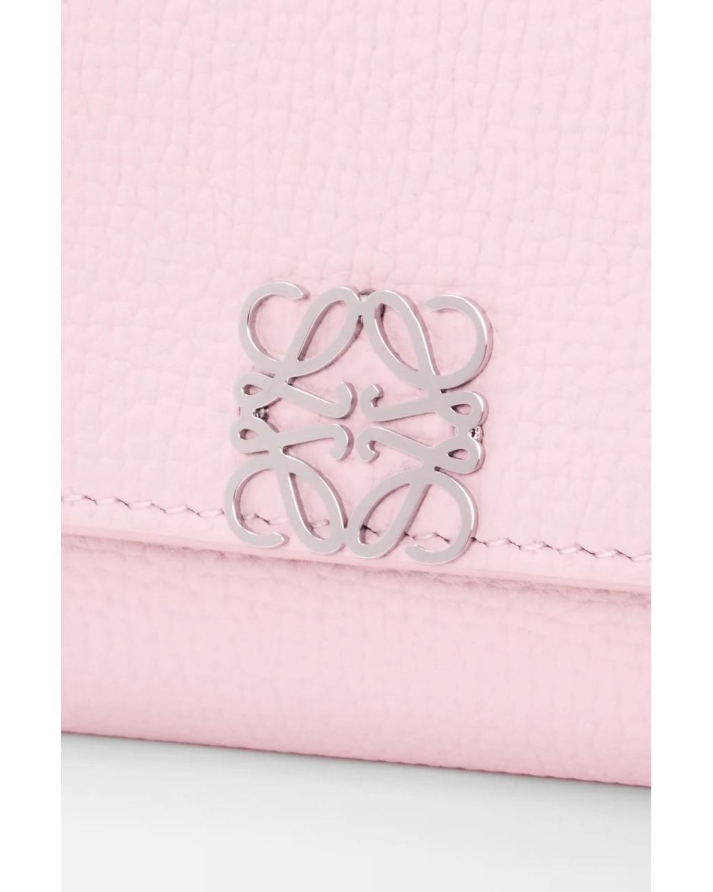 Loewe Pink Anagram Small Vertical Wallet