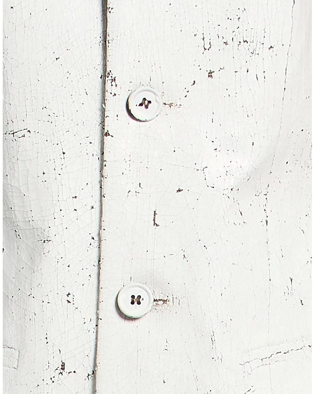 MM6 by Maison Margiela White Sleeveless V-Neck Shirt Dress
