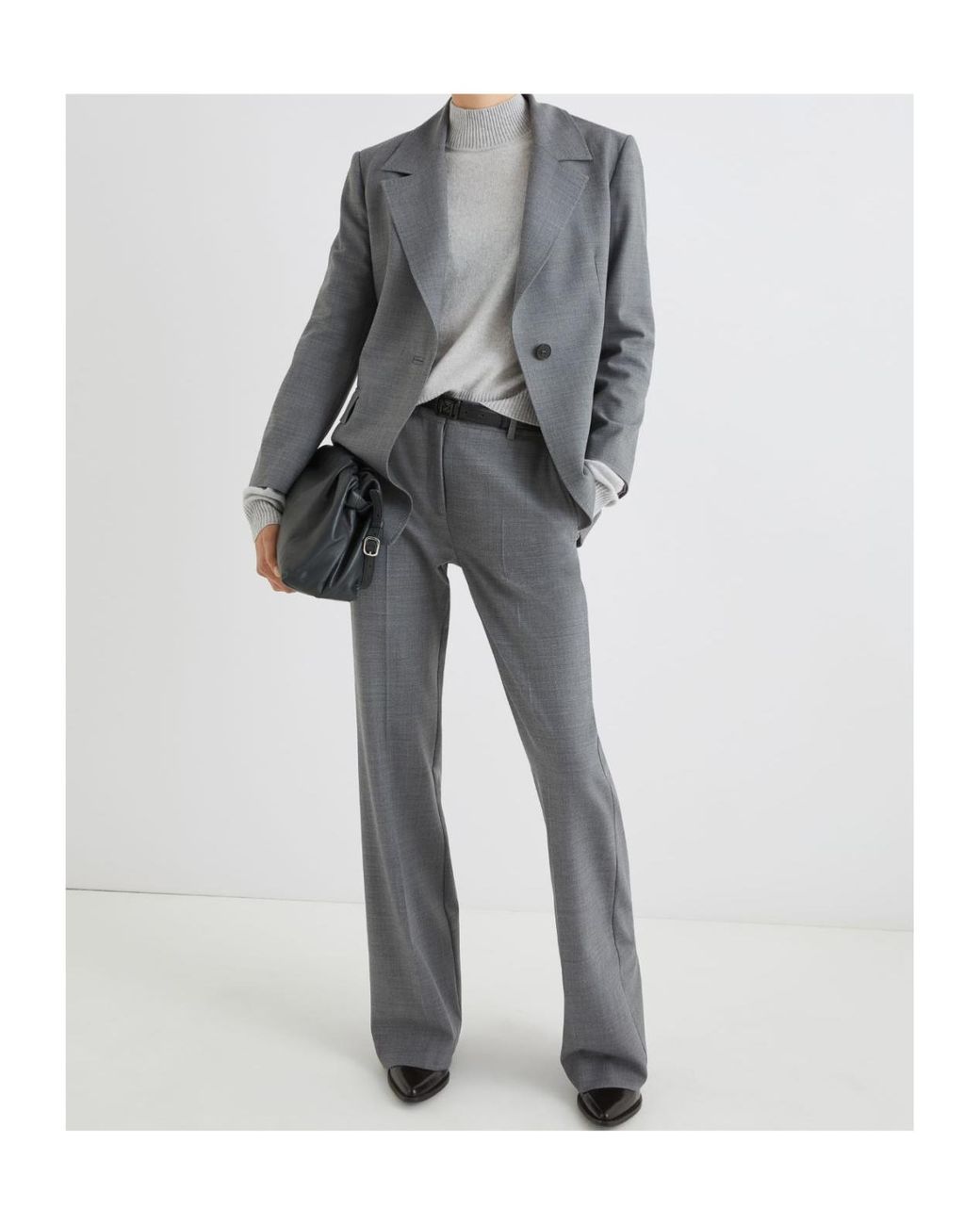 Marella Gray Crisma Tailored Pants